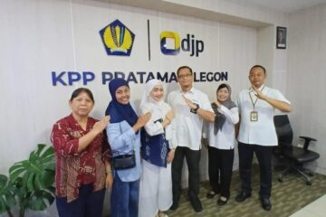 Audiensi PIWKU Inkubator Bisnis dan Tim kepada Kepala KPP Pratama Cilegon