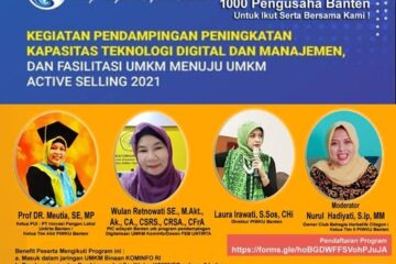 Pendampingan Peningkatan Kapasitas Teknologi Digital & Manajemen, Dan Fasilitasi UMKM Menuju UMKM Active Selling